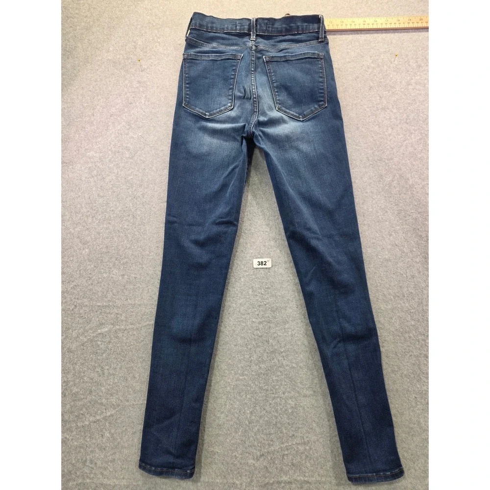 Gap 1969 True Skinny Super High Rise Jeans Womens 27 Medium‎ Wash Denim